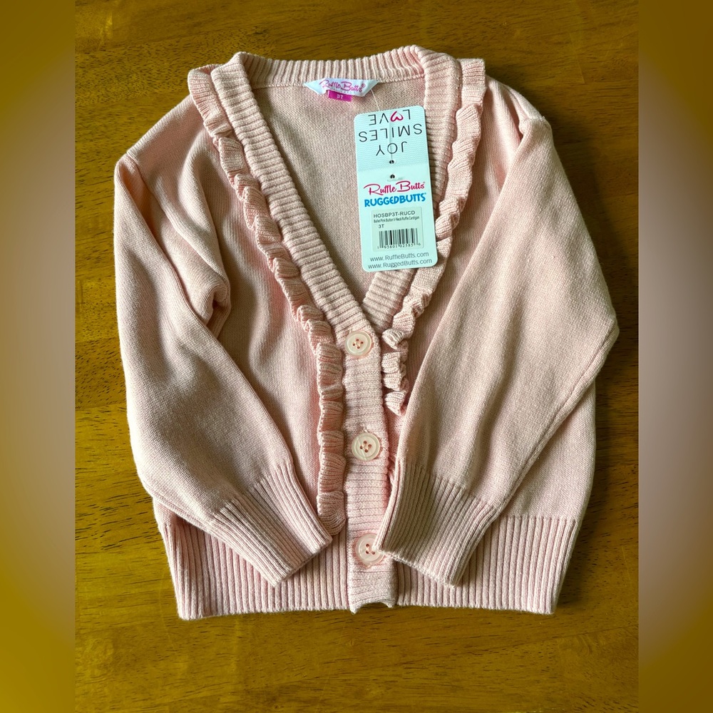 NWT ballet pink sweater from Ruffle Butts 🩰